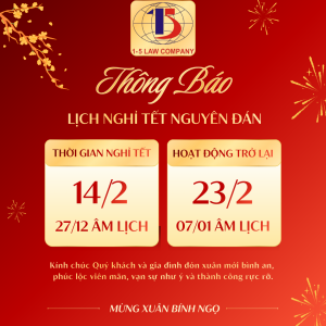 THÔNG BÁO NGHỈ TẾT NGUYÊN ĐÁN 2026