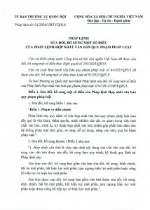 Từ 01/7/2026, văn bản hợp nhất được sử dụng làm căn cứ chính thức trong viện dẫn và áp dụng pháp luật