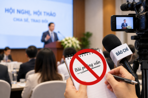 Tự ý biến phát biểu tại hội nghị, hội thảo thành bài phỏng vấn bị phạt thế nào?